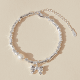 Silver Bowknot Bracelet